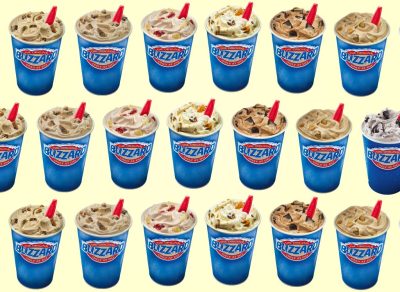 Dairy Queen Blizzards menu