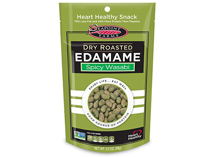 Seapoint farms wasabi edamame - low carb snacks