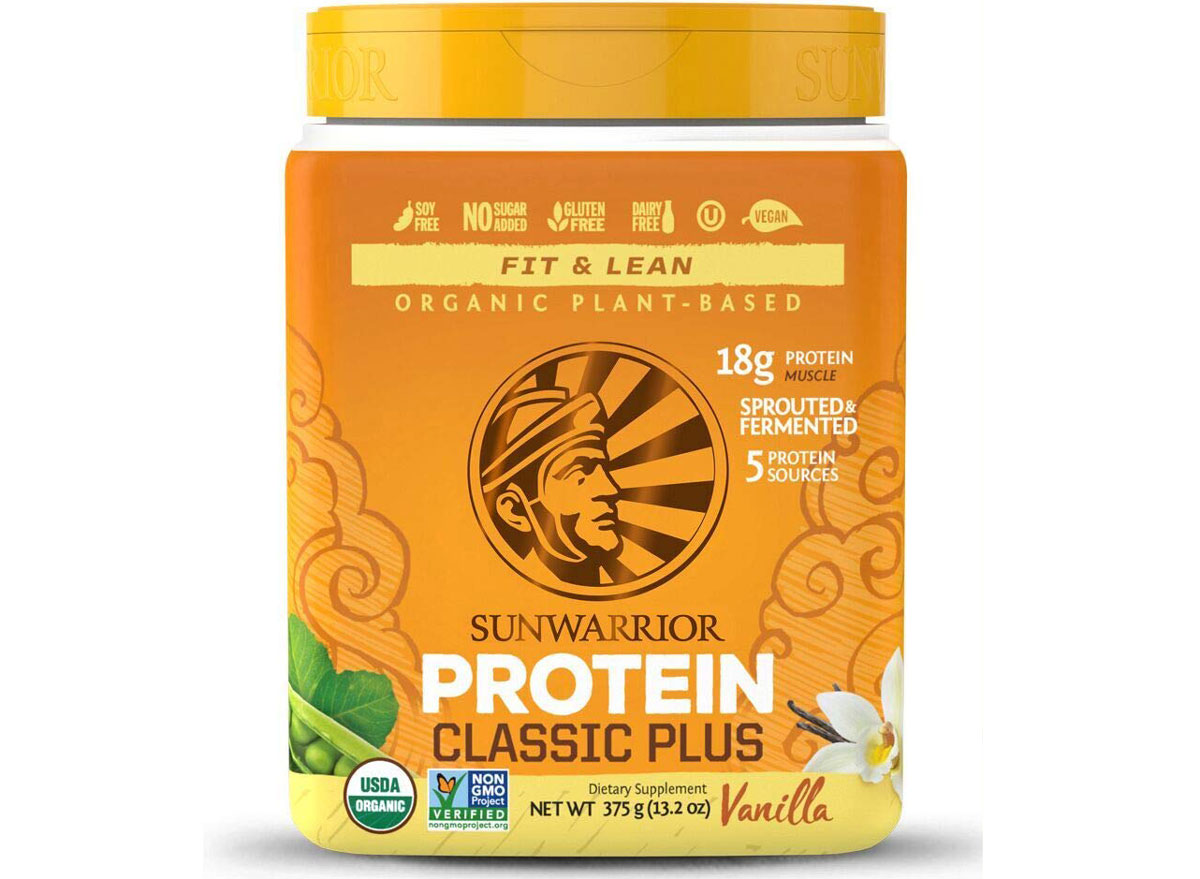 Sunwarrior classic plus protein powder vanilla