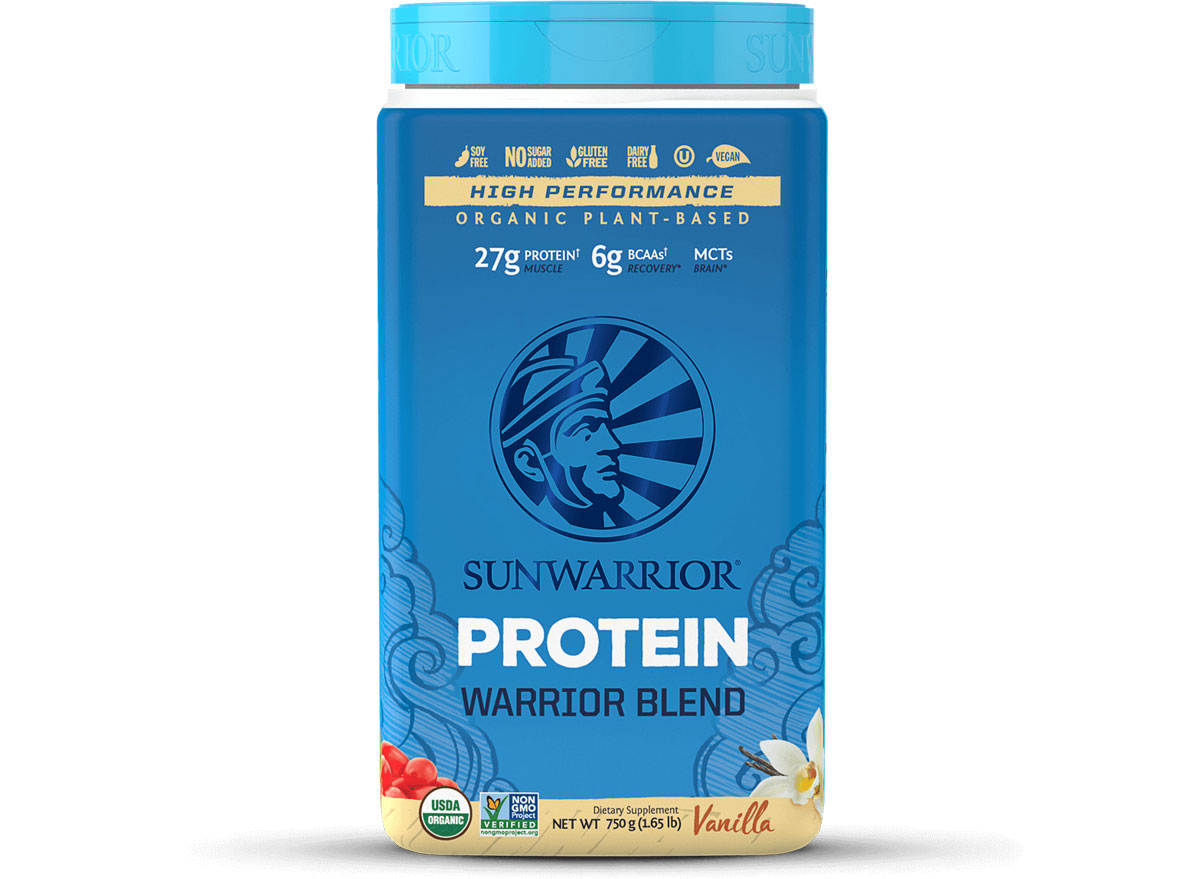 Sunwarrior warrior blend protein powder