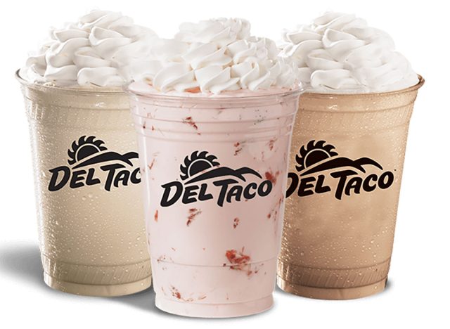 del taco premium milkshakes