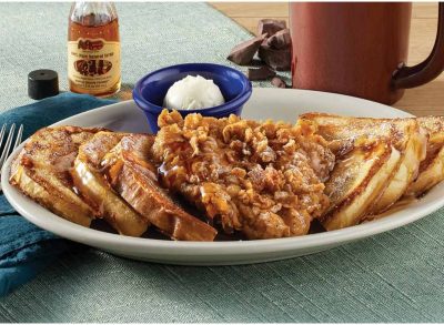 Cracker Barrel french toast chicken breakfast