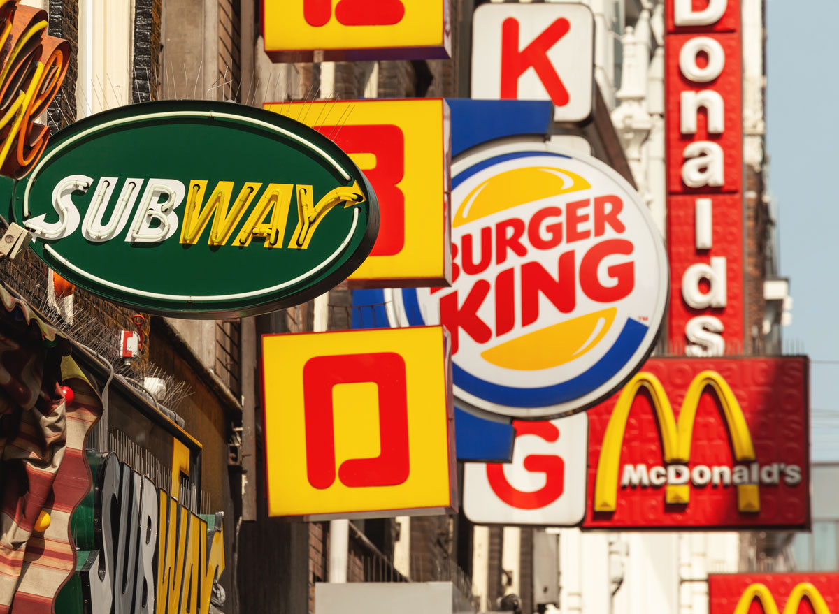The 5 Most Popular FastFood Chains Right Now — Eat This Not That