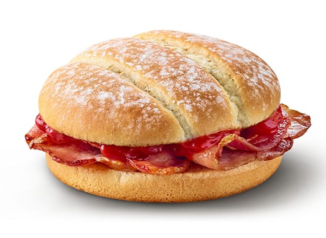 mcdonalds bacon roll