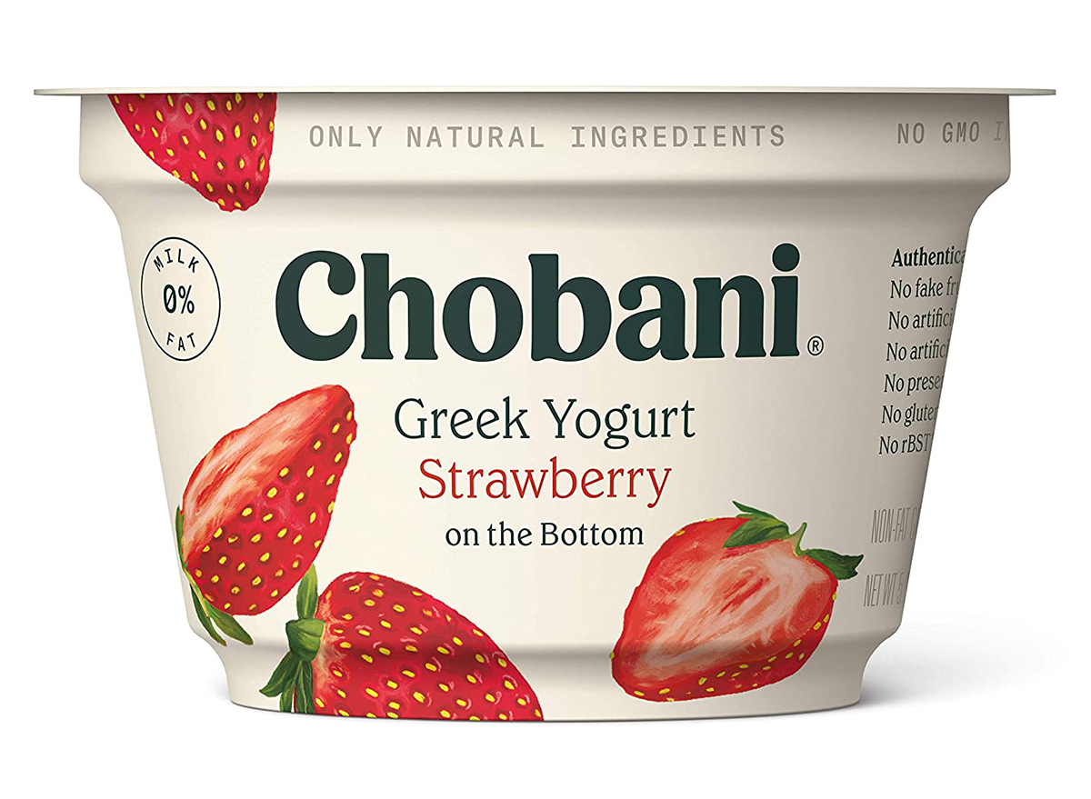 The Best Yogurt Brands The Worst For Your Health Eat This Not That   Chobani Strawberry 