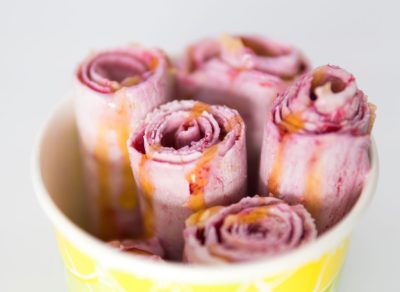 Thai rolled ice cream