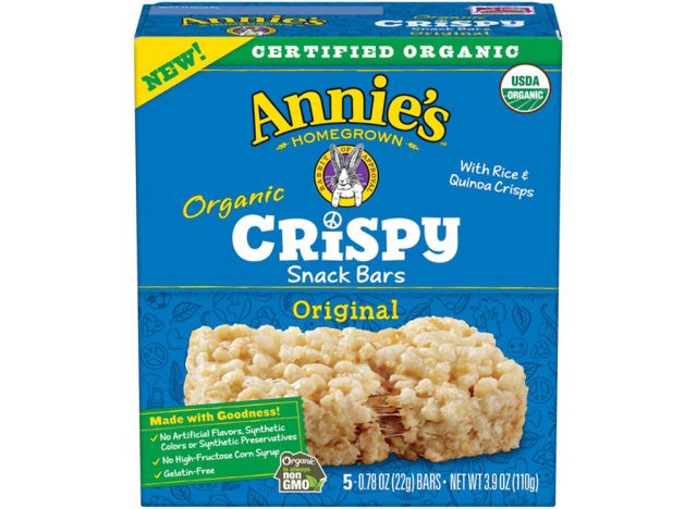 Annies organic crispy snack bar