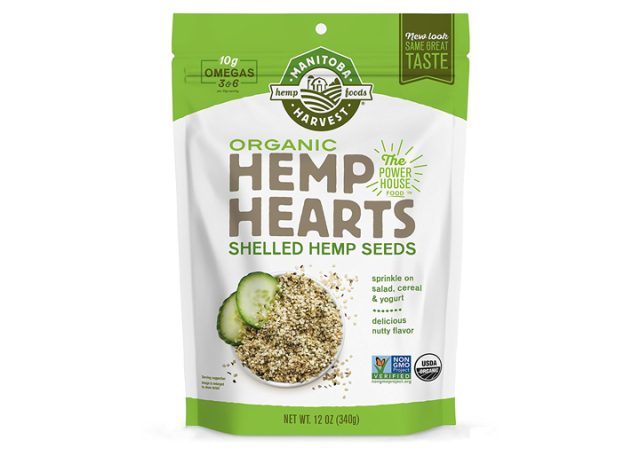 Manitoba organic hemp hearts