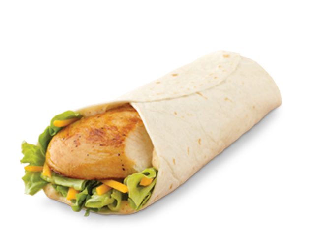 Wendy's grilled chicken wrap