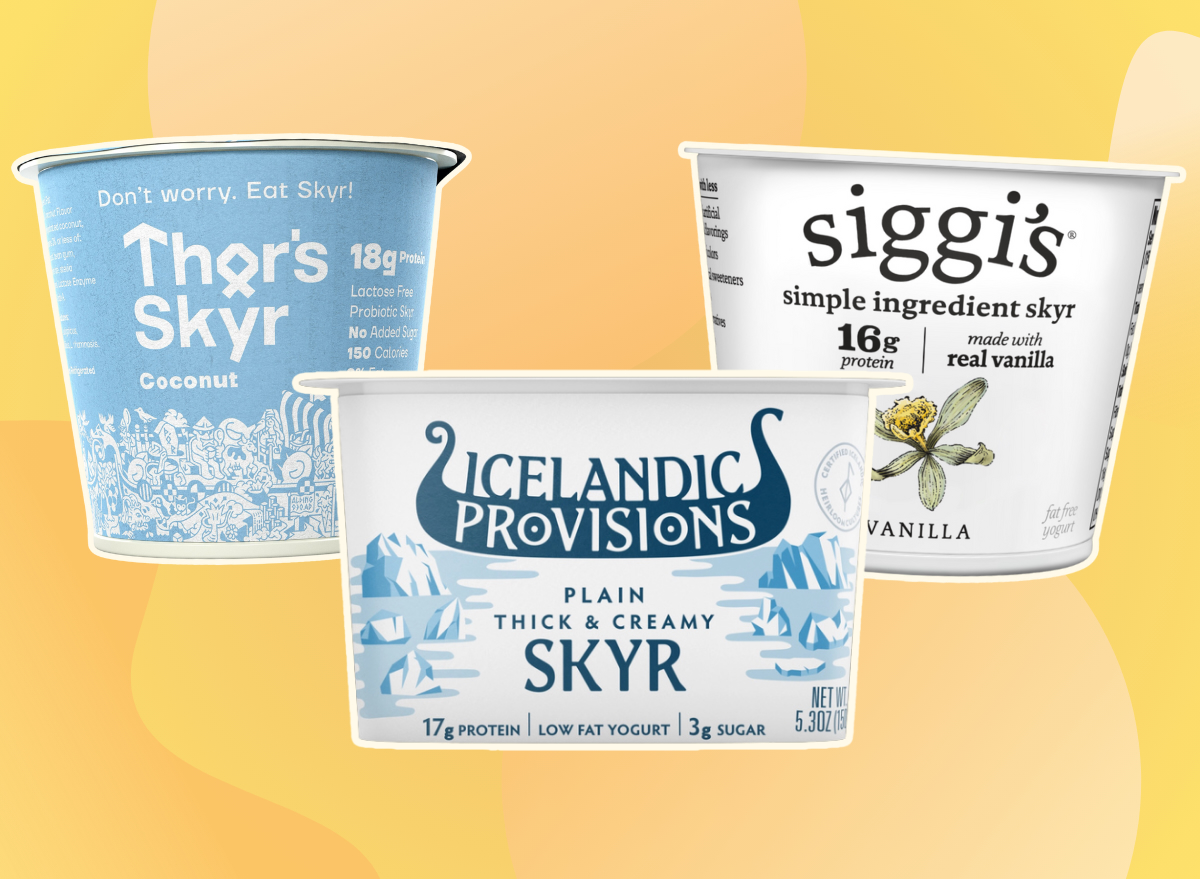 best skyr yogurts collage