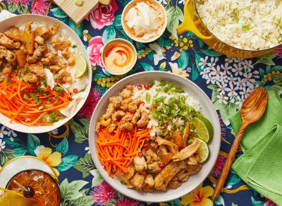 Poke bowl with chicken