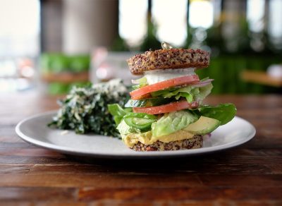 True food kitchen inside out quinoa burger