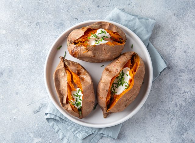 Baked sweet potato