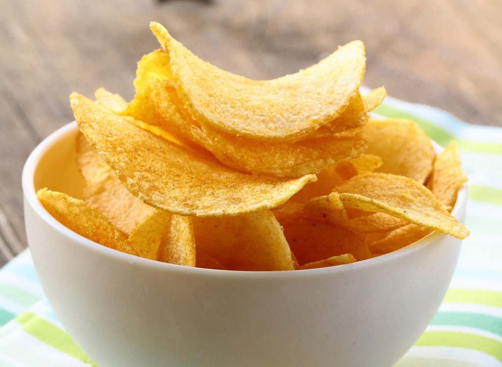 homemade seasoned potato chips