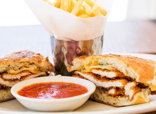 Cheesecake factory chicken parmesan sandwich