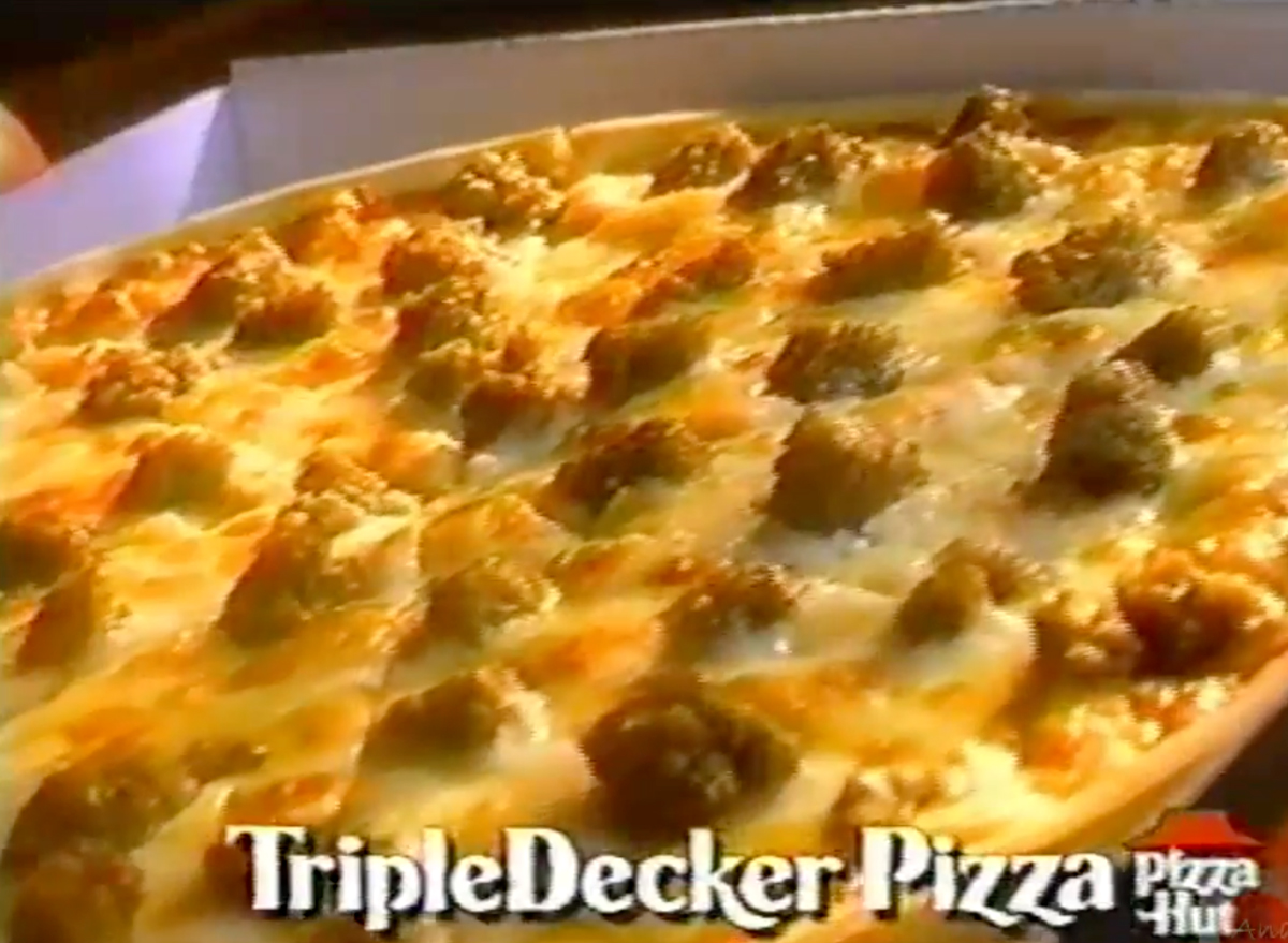 Pizza Hut Triple Decker Pizza