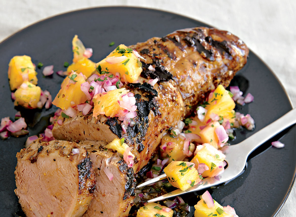 Grilled Pork Tenderloin With Pineapple Salsa Recipe — Eat This Not That 4200