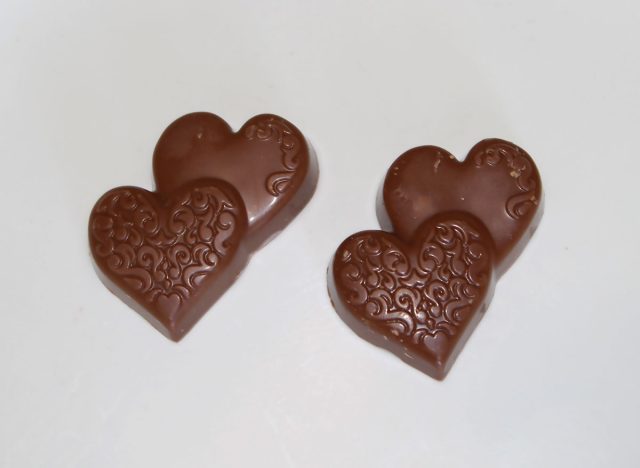 Ghiradelli milk chocolate caramel duet hearts