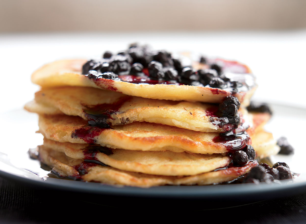 gezonde bosbessenpannenkoeken