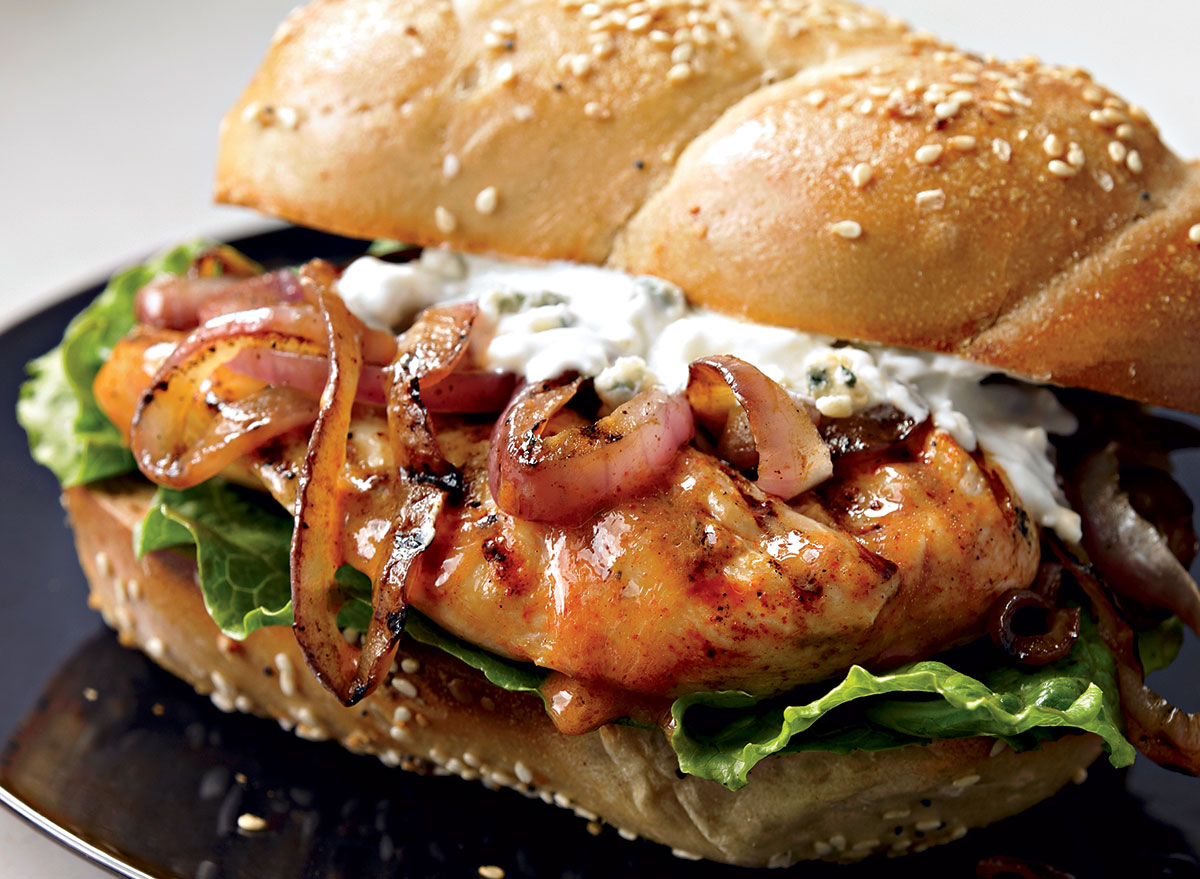 Buffalo Chicken Sandwich Recipe With Blue Cheese — Eat This Not That 1701