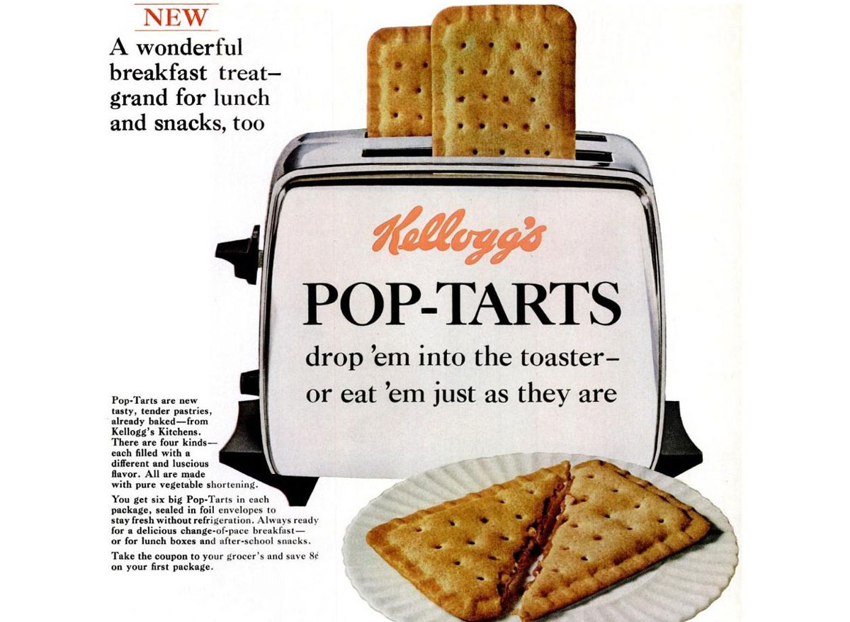 Kelloggs vintage pop tarts ad