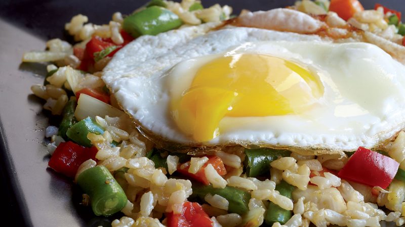 Vegetable Fried Rice With Egg Recipe - Eat This Not That