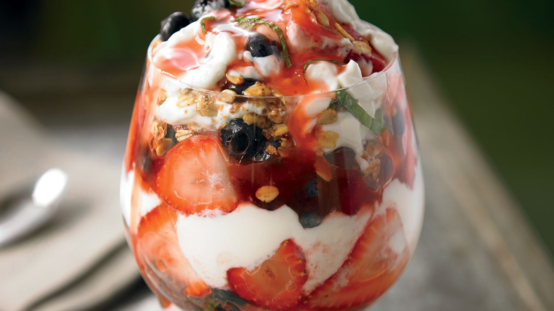 Healthy Yogurt Parfait With Fruit and Granola Recipe - Eat This Not That