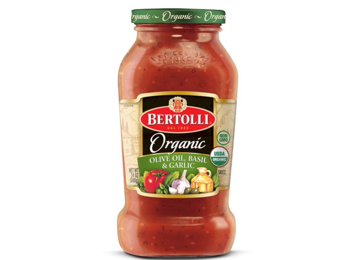 Bertolli Organic Olive Oil Basil Garlic Tomato Sauce 