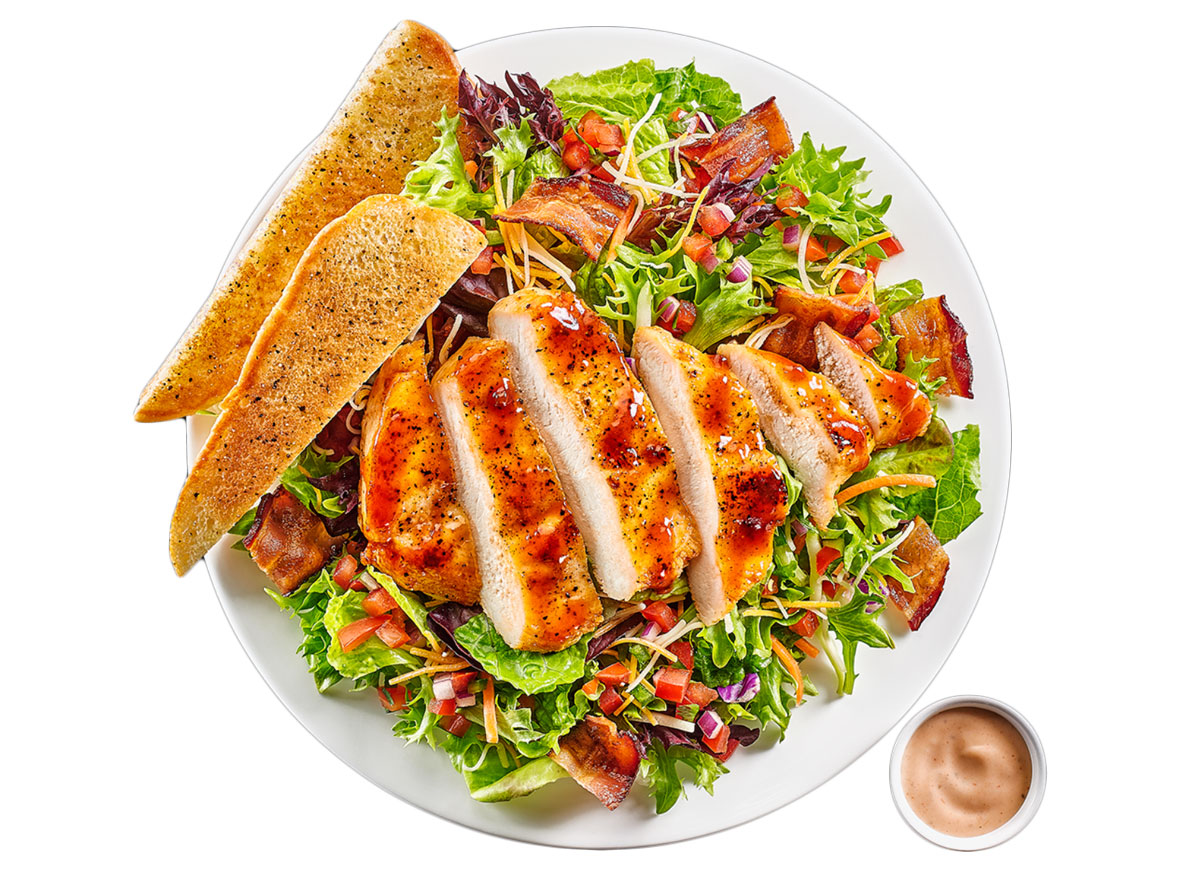 Buffalo wild wings bbq chicken salad