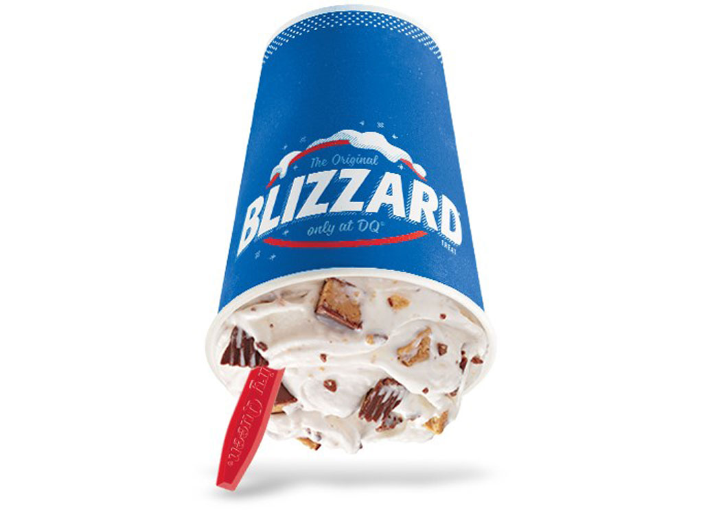 Dairy queen reeses peanut butter cup blizzard
