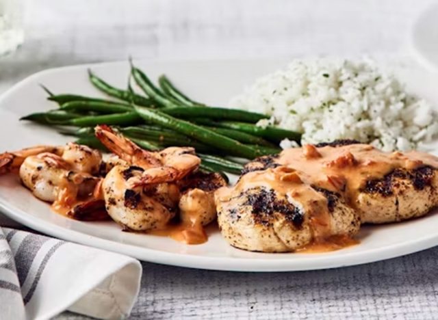 Bonefish Grill Grilled Chicken and Shrimp