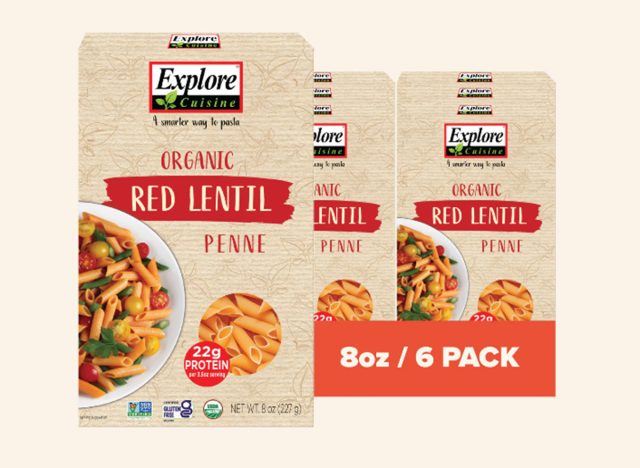 Explore Cuisine Red Lentil Penne