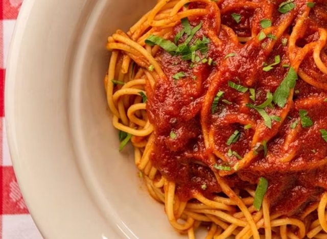 Maggiano's Spaghetti with Marinara Sauce 