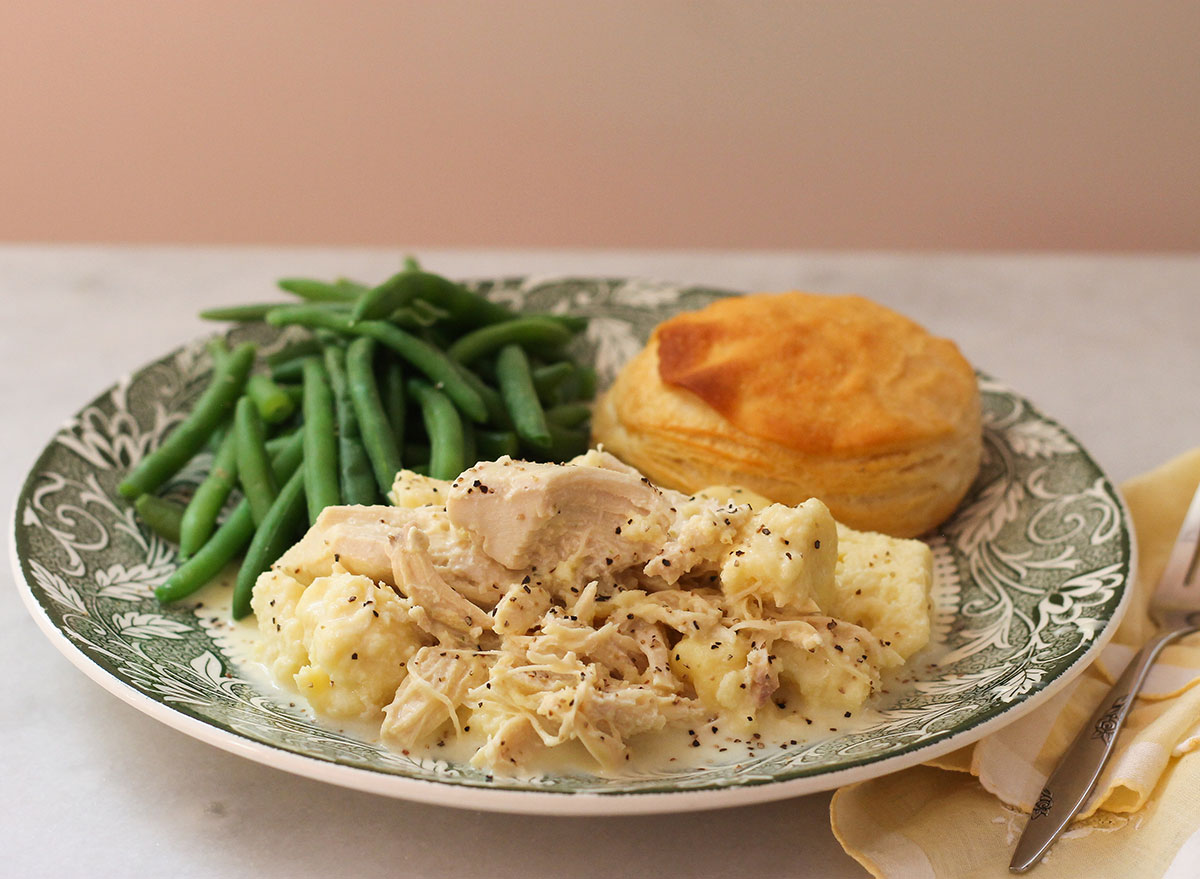 Copycat Cracker Barrel Chicken and Dumplings Recipe — Eat This Not That