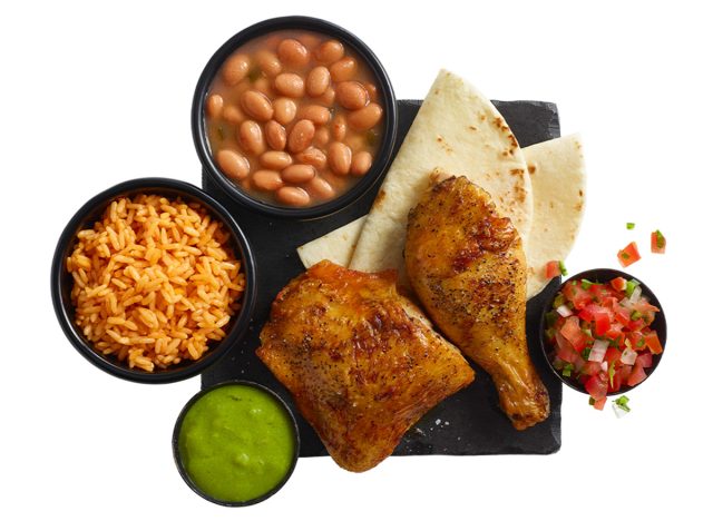 El Pollo Loco 2 Piece Leg and Thigh Chicken Meal