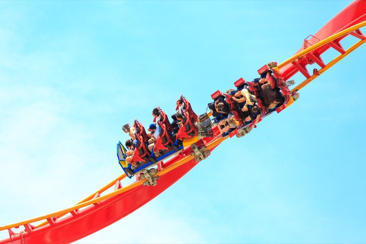    Superman Roller Coaster Six Flags Vallejo California 