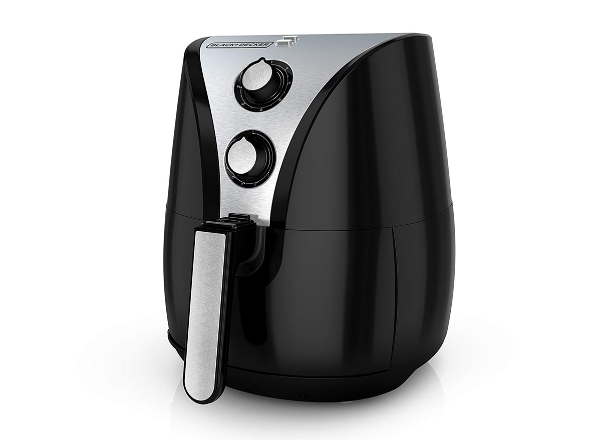 kitchen and table air fryer black stainless steel