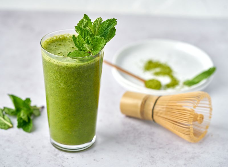 Plant-Based Matcha Mint Smoothie — Eat This Not That