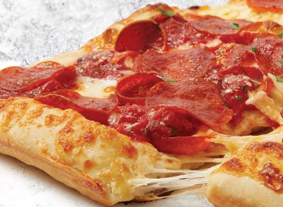 sbarro double duo pepperoni pizza