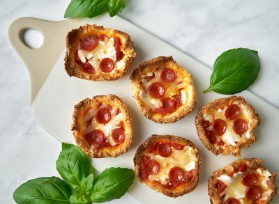 Keto Pizza Cups Recipe Featuring a Fat Bomb Dough — Eat This Not That