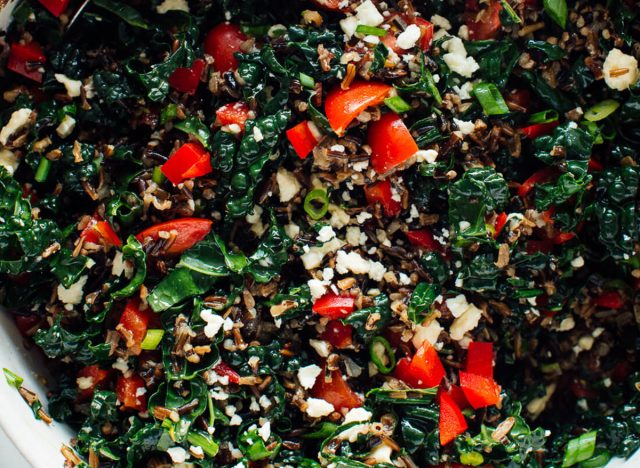 wild rice kale salad