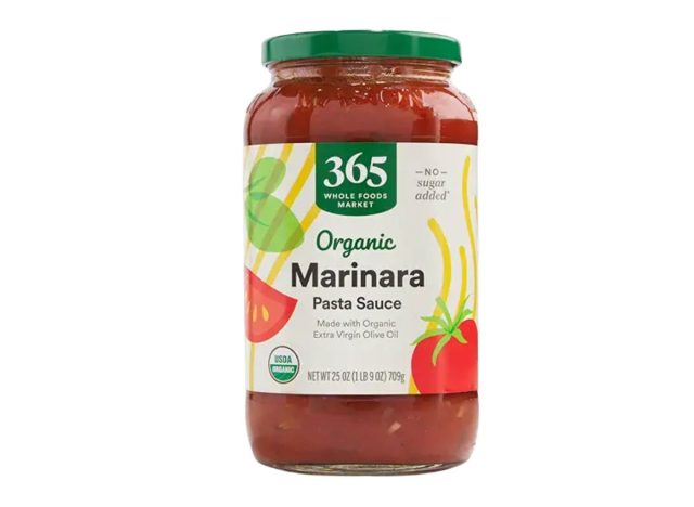 jar of 365 Marinara Sauce