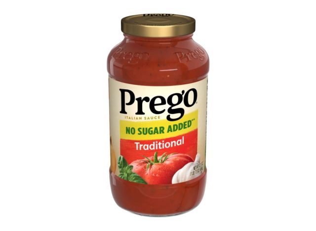 jar of Prego No Sugar Added Sauce