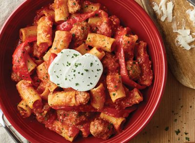 carrabbas rigatoni campagnolo