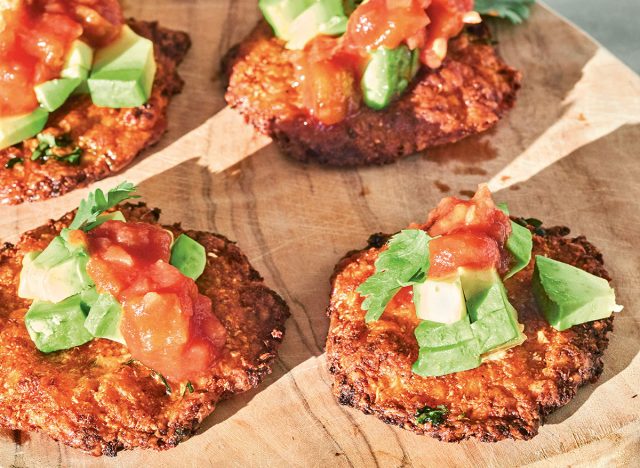 cauliflower nacho tostadas