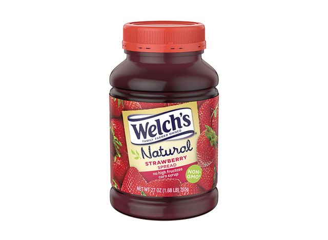 welchs natural strawberry spread