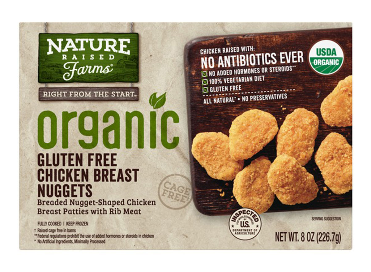 nature raised farms chicken breast nuggets