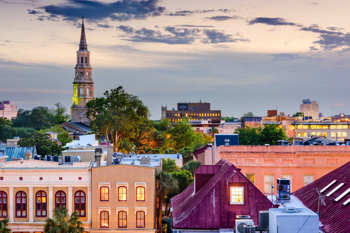 Charleston, South Carolina, city skyline.