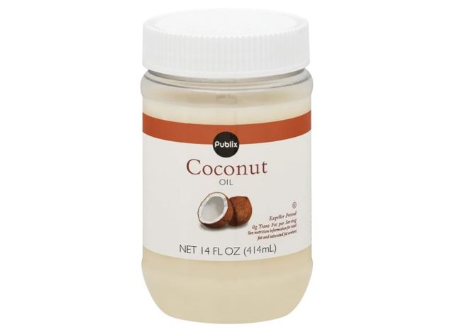 publix coconut oil tub