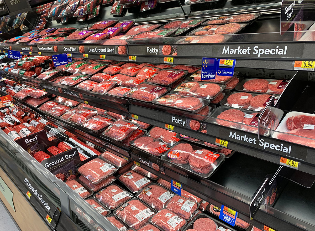 Walmart is No Longer Selling These Ground Beef Products After a Recall
